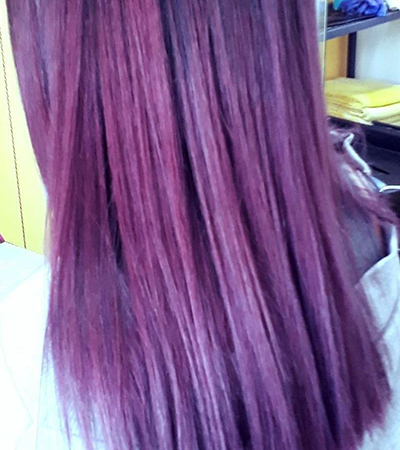 capelli viola castelseprio